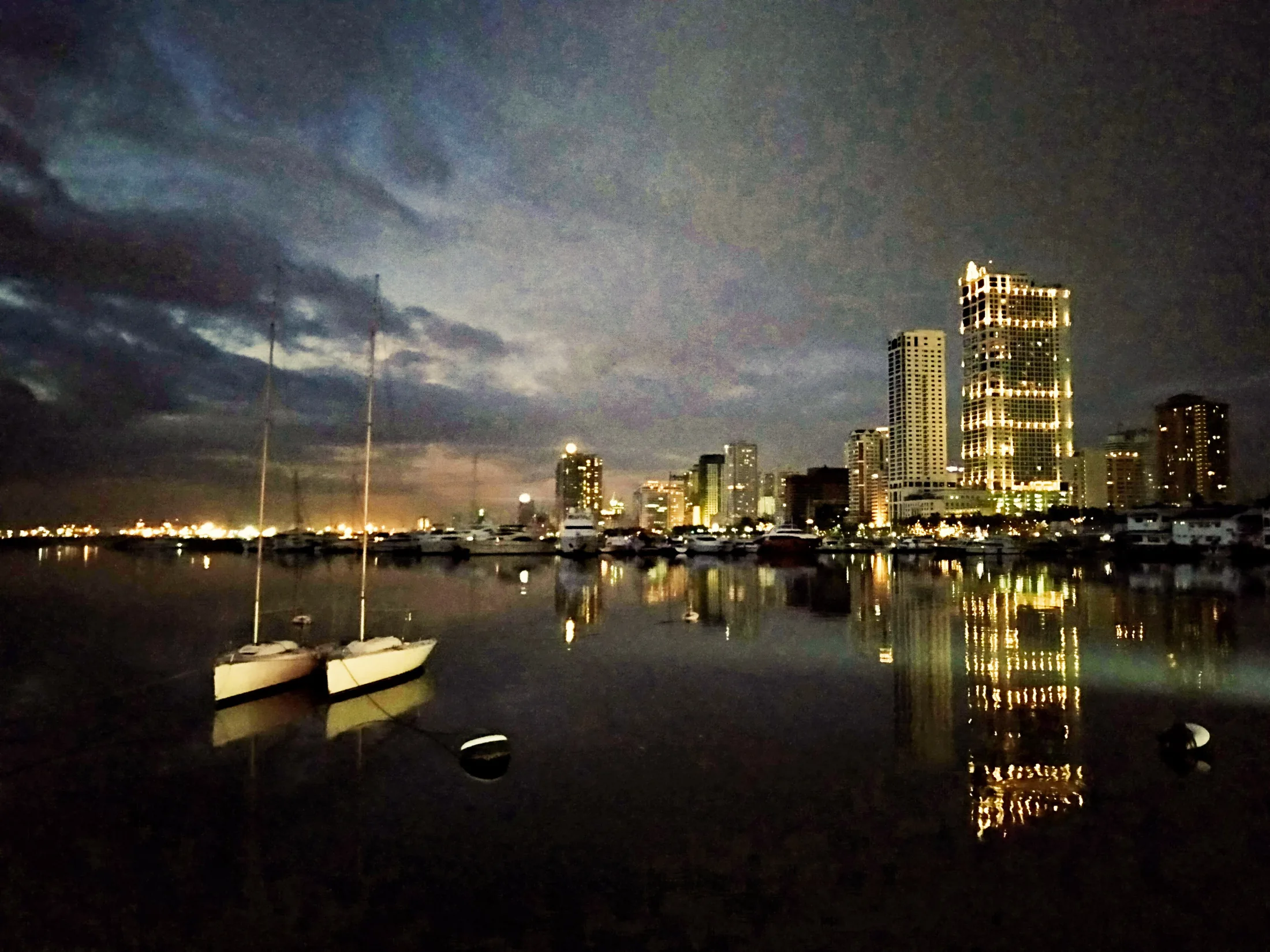 Manila Bay at Night in or near Makati / Manila, Philippines