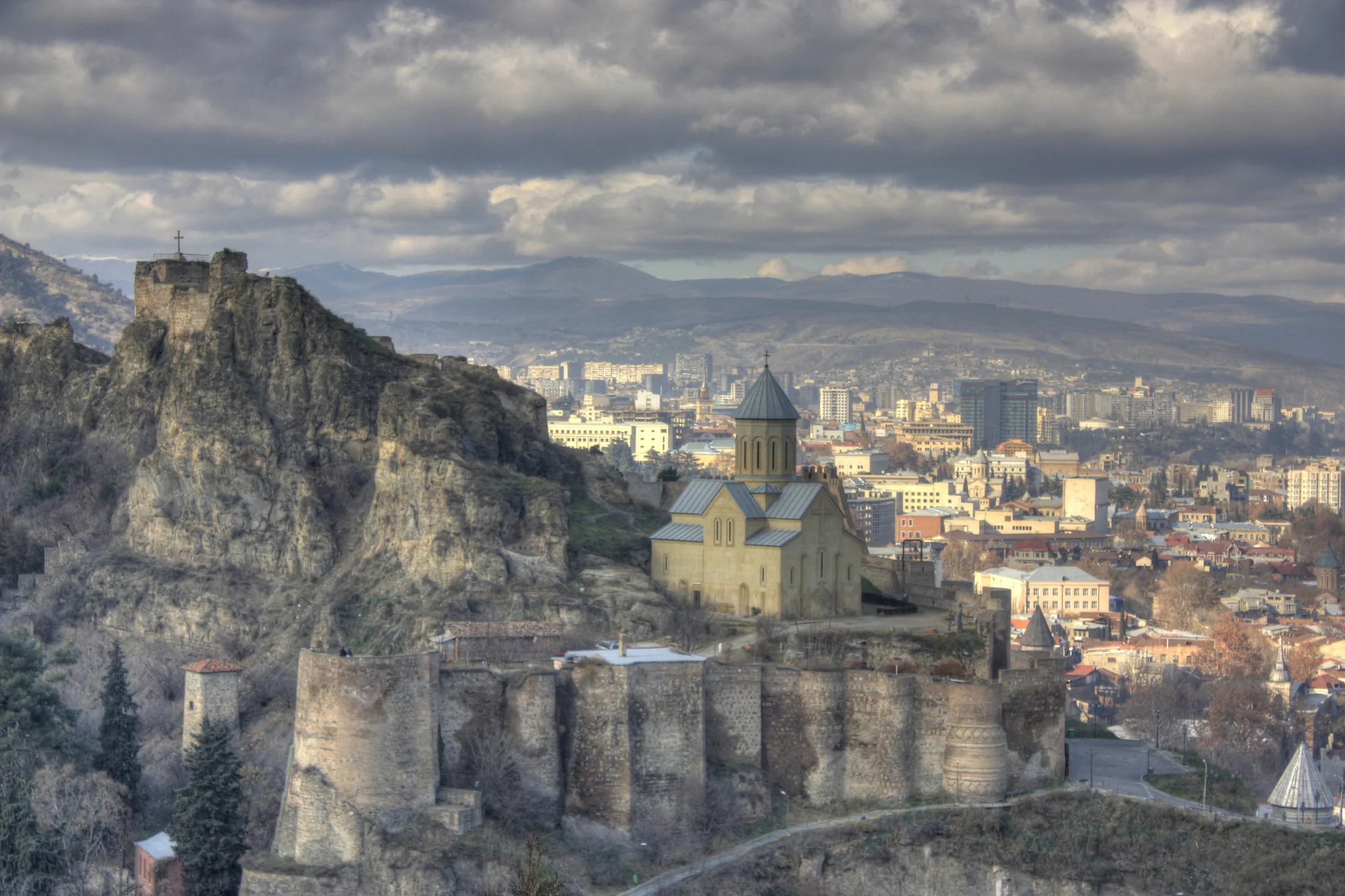 Narikala fortress, Tbilisi, Georgia in or near Tbilisi, Georgia